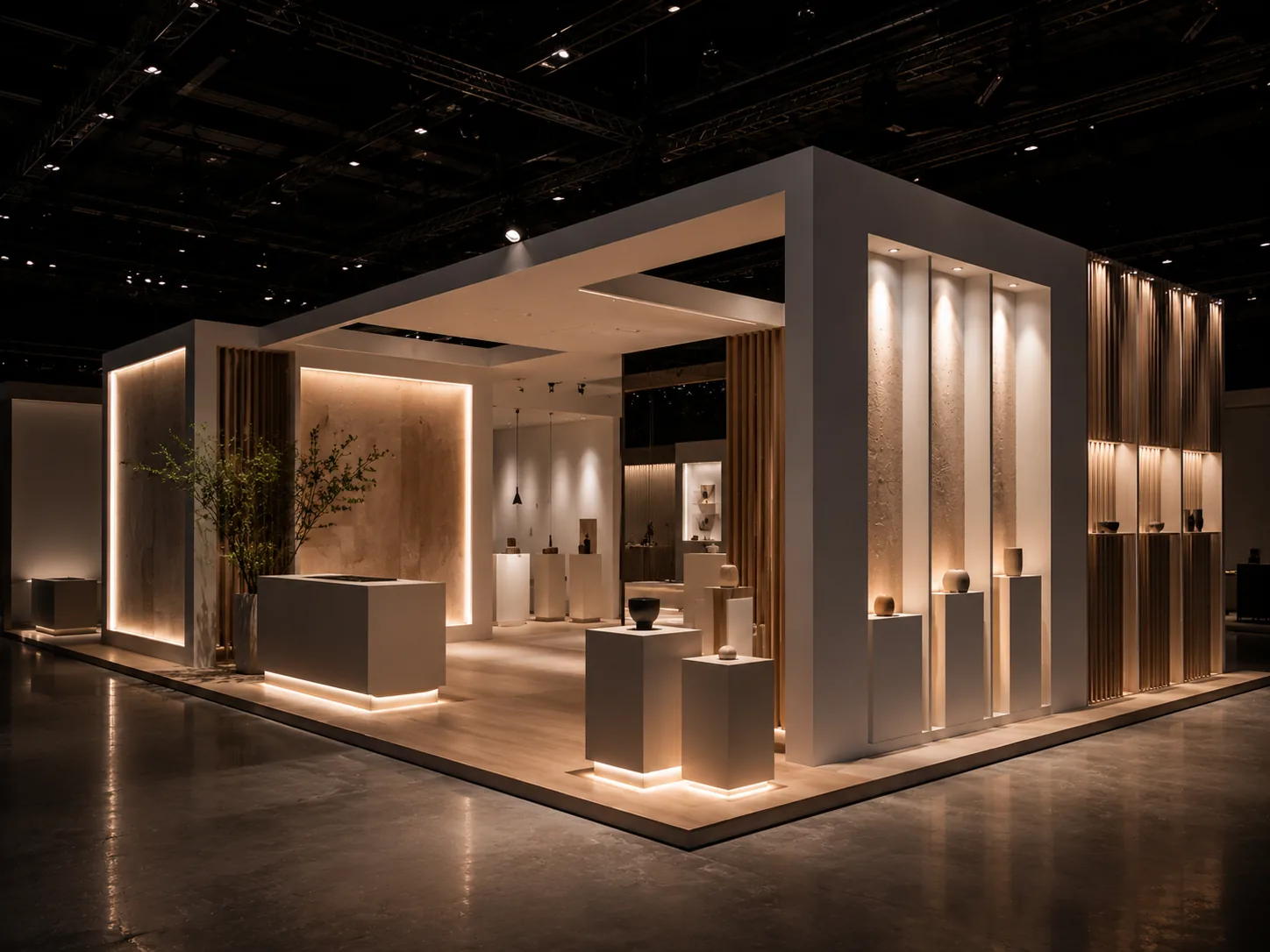 Exhibitions & Sets — Spaces that work for a week.
