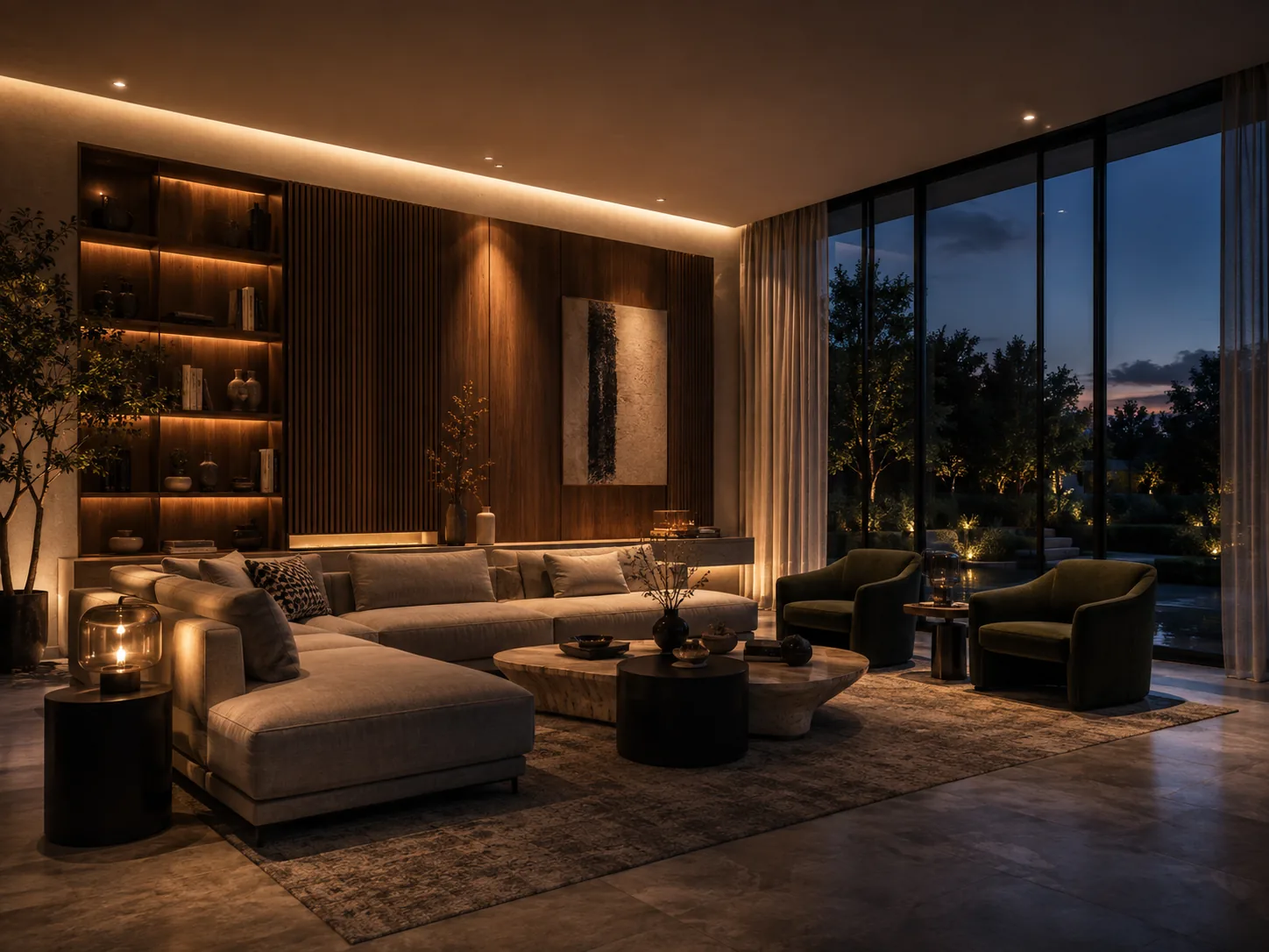 Interiors — Rooms that hold their light.